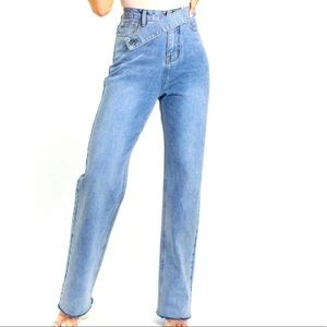 NWT Kittenish high waisted denim jeans, size 28